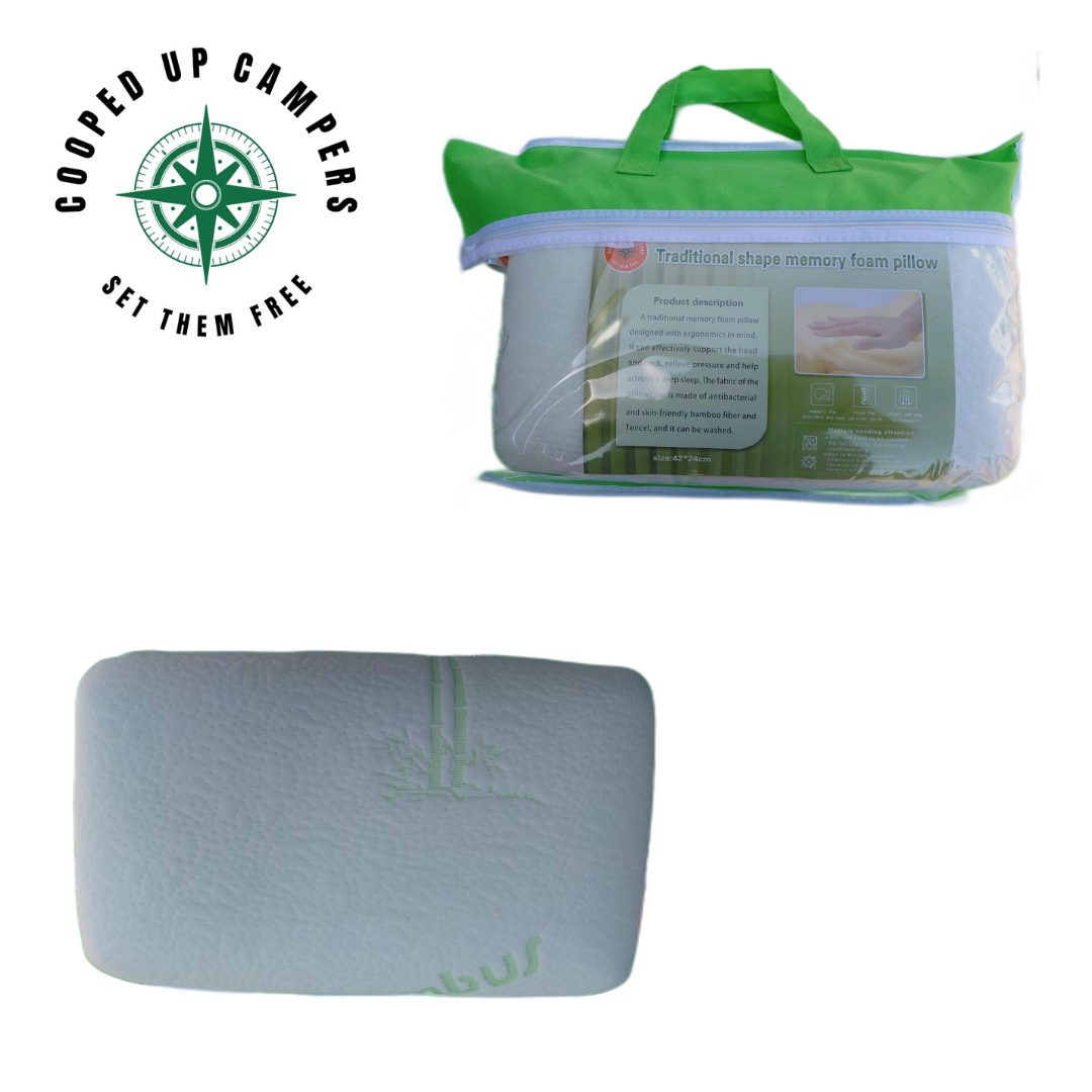 Memory Foam Pillow (firm) Bamboo Case