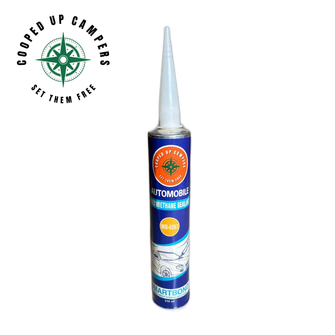PU ADHESIVE POLYURETHANE STRONG BLACK GLUE WINDOW SEALANT SEALER 310ML TUBE